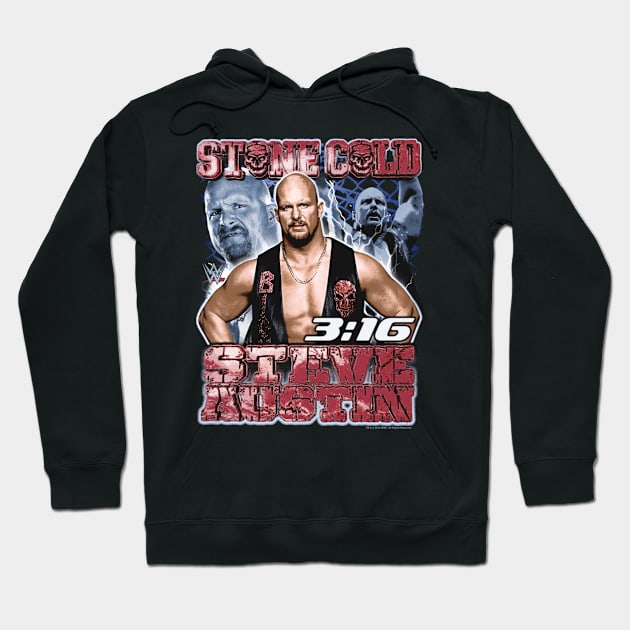 Stone Cold Steve Austin 316 Collage Hoodie by Holman